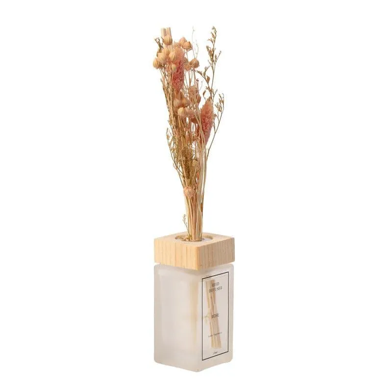 Kalmia Vase With Dry Flowers - Pink