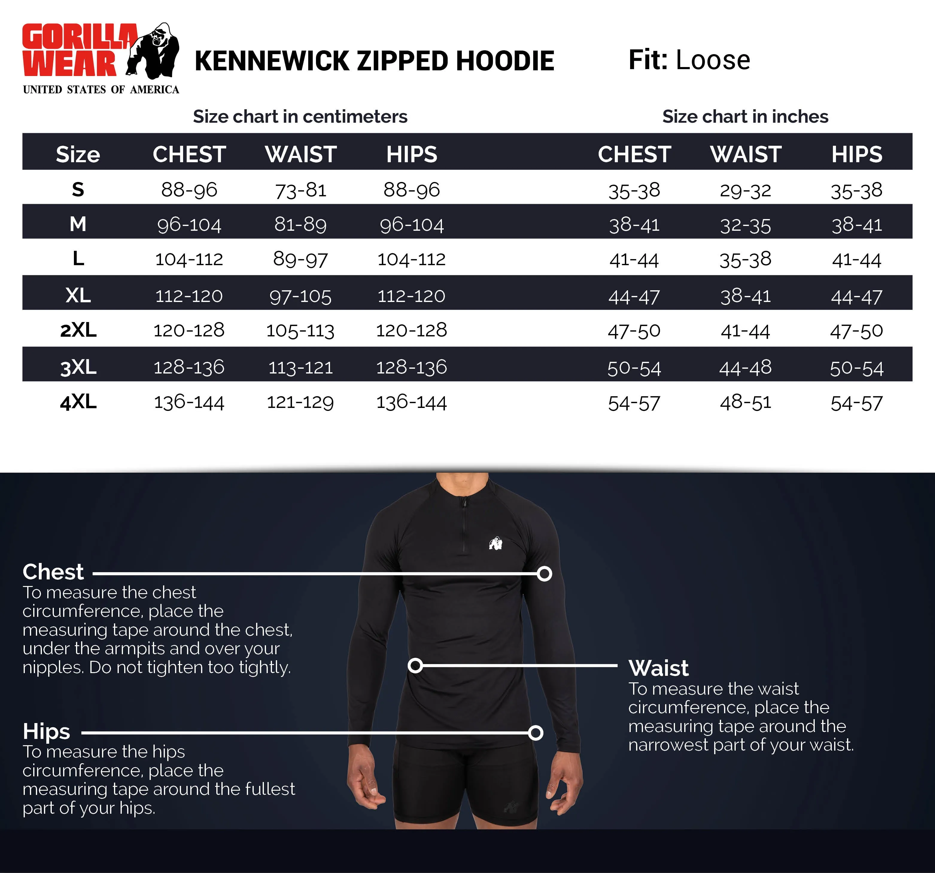 Kennewick Zipped Hoodie - Gray
