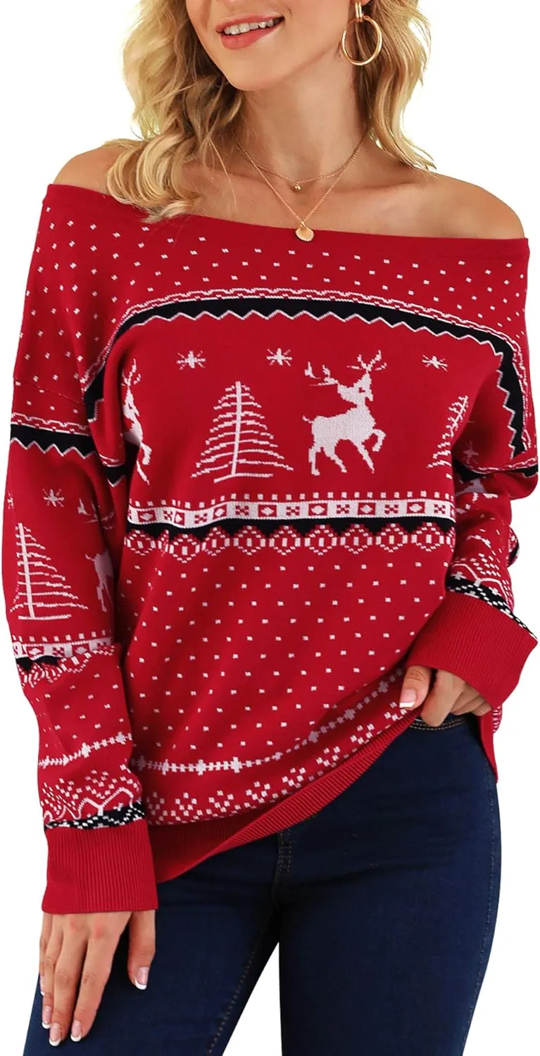 LILBETTER Women's Long Sleeve Crew Neck Trendy Casual Knitted Pullover Sweater
