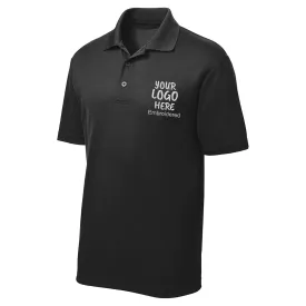 Men's Custom Golf Shirt - Custom Embroidered Polo Shirt - Golf Shirt For Men - Custom Embroidered Golf Shirt (XL, Black)