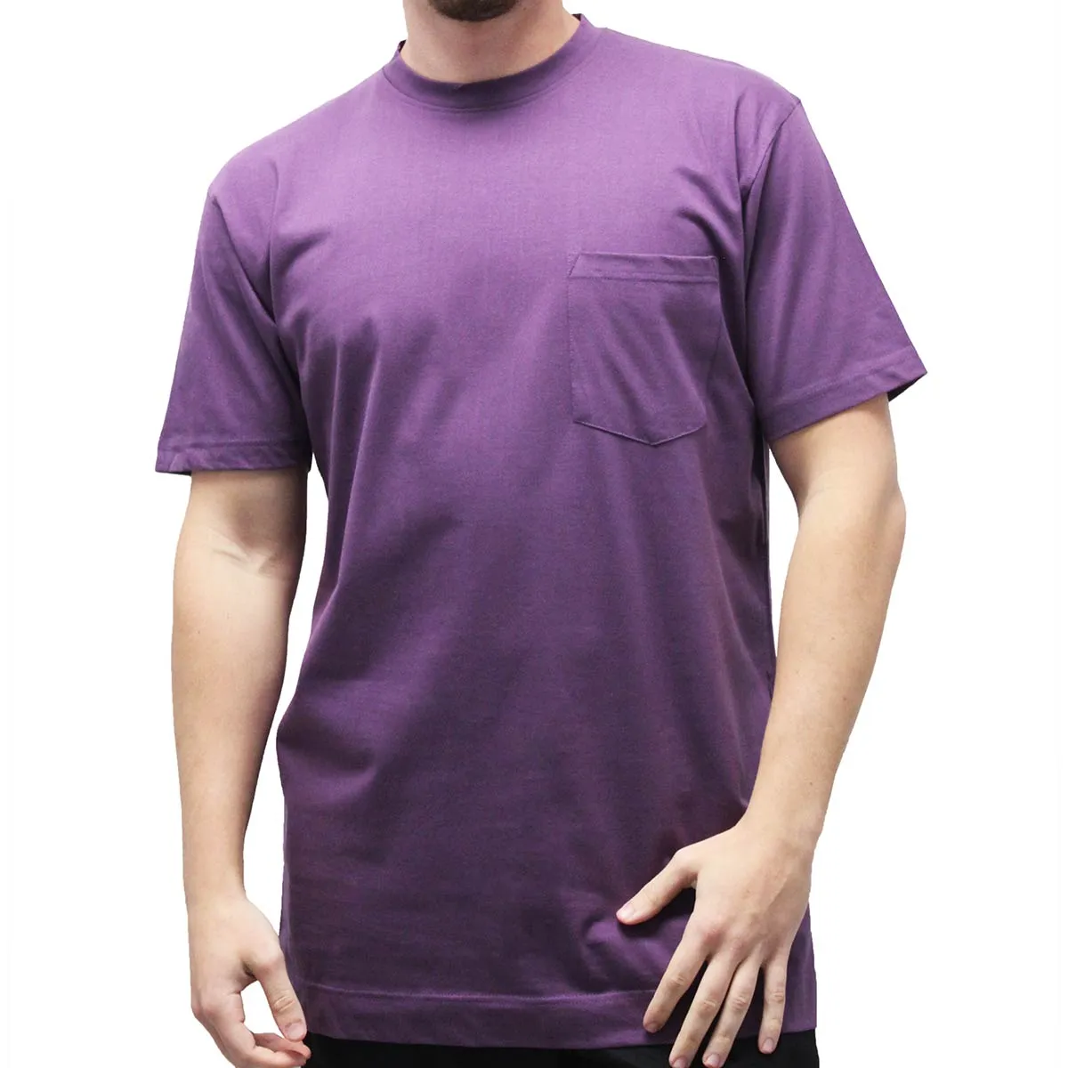 Men's Pocket Crew Neck Tee - 1100