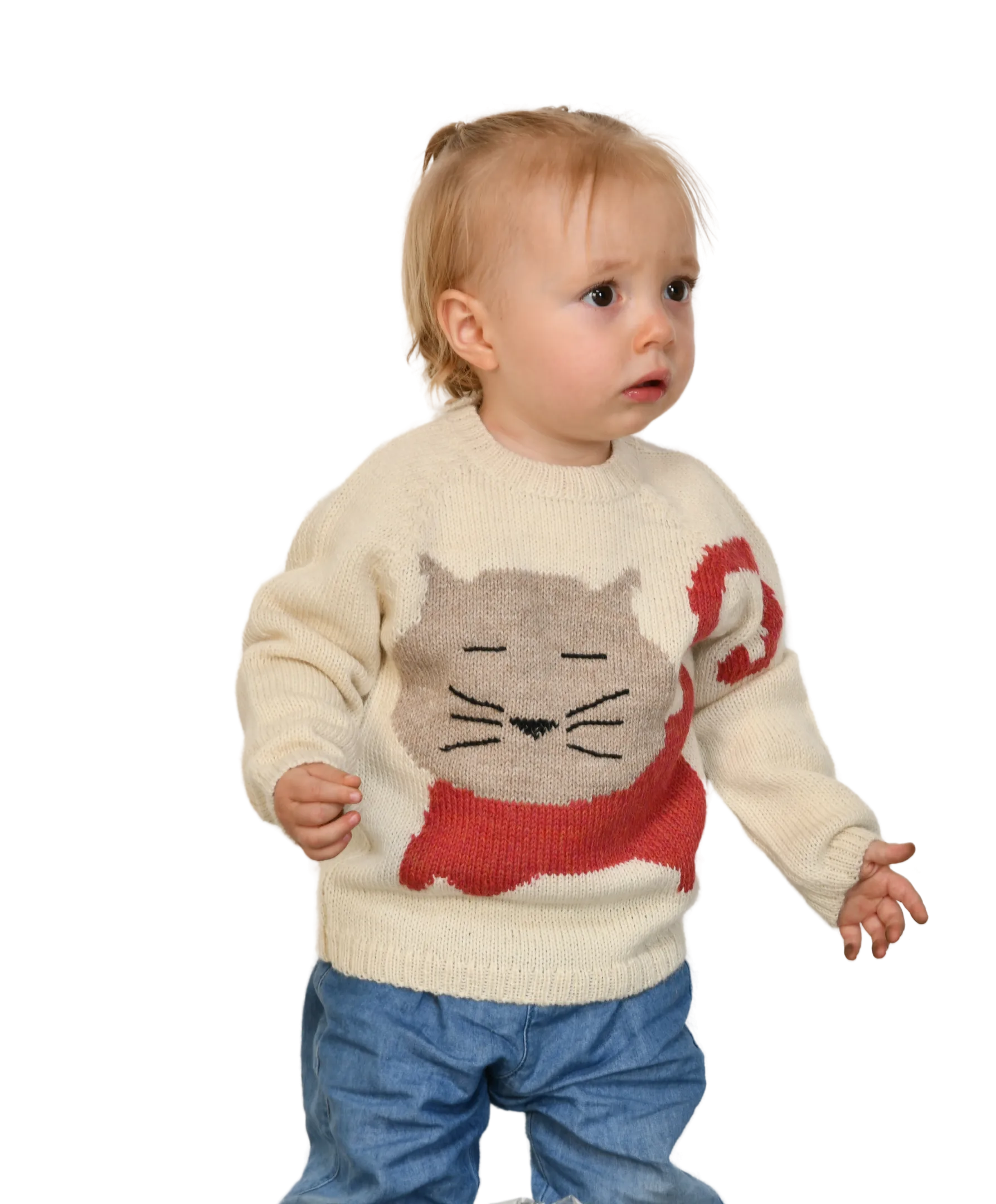 NW629 PEONY CLASSIC KITTEN SWEATER