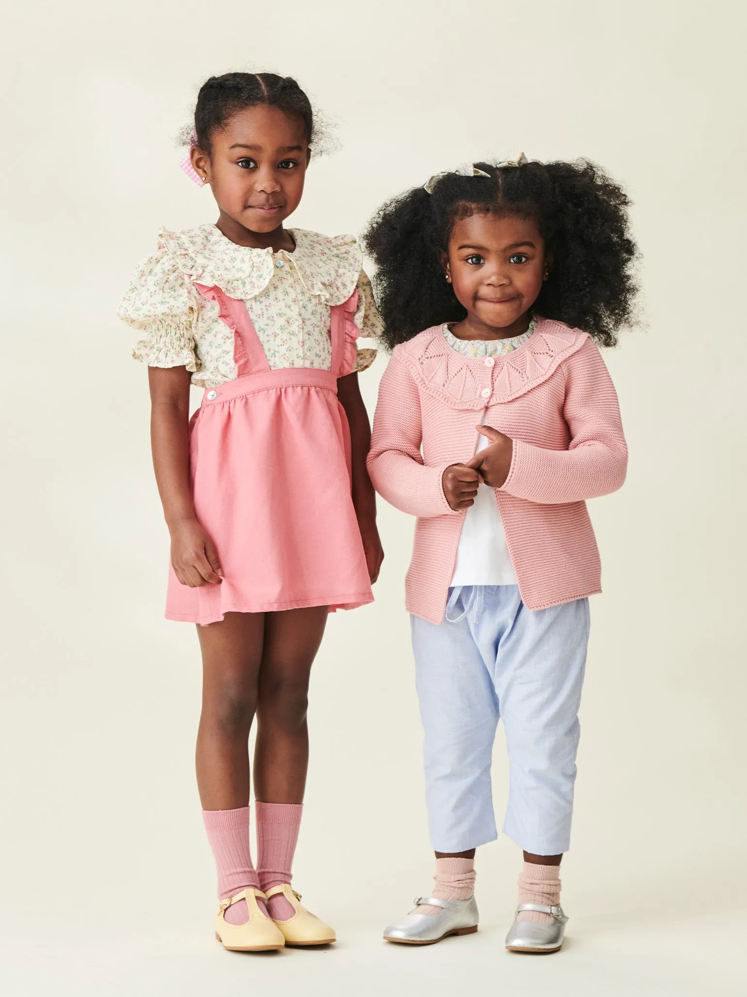 Pink Floral Savana Cotton Baby Girl Top