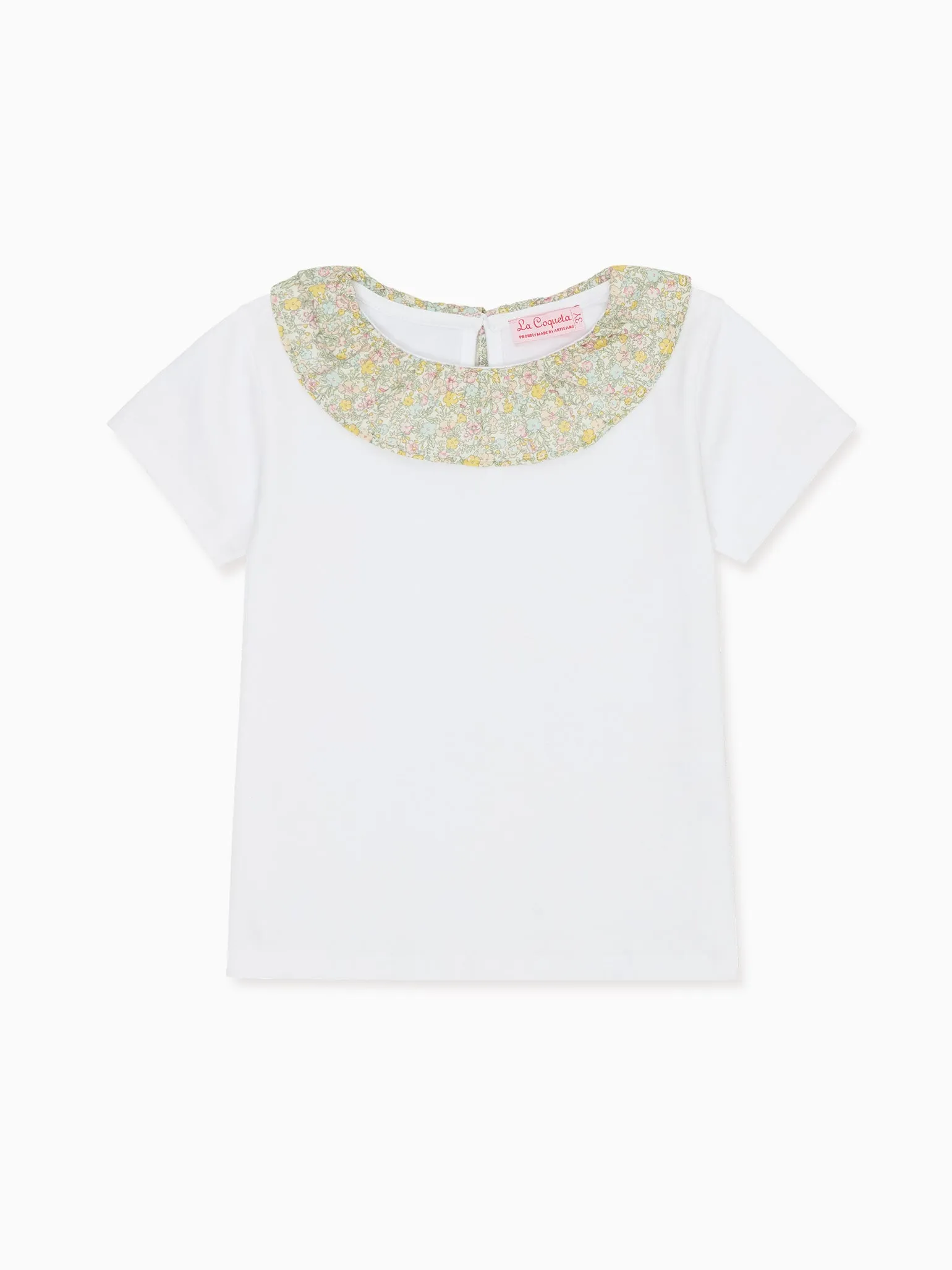 Pink Floral Savana Cotton Baby Girl Top