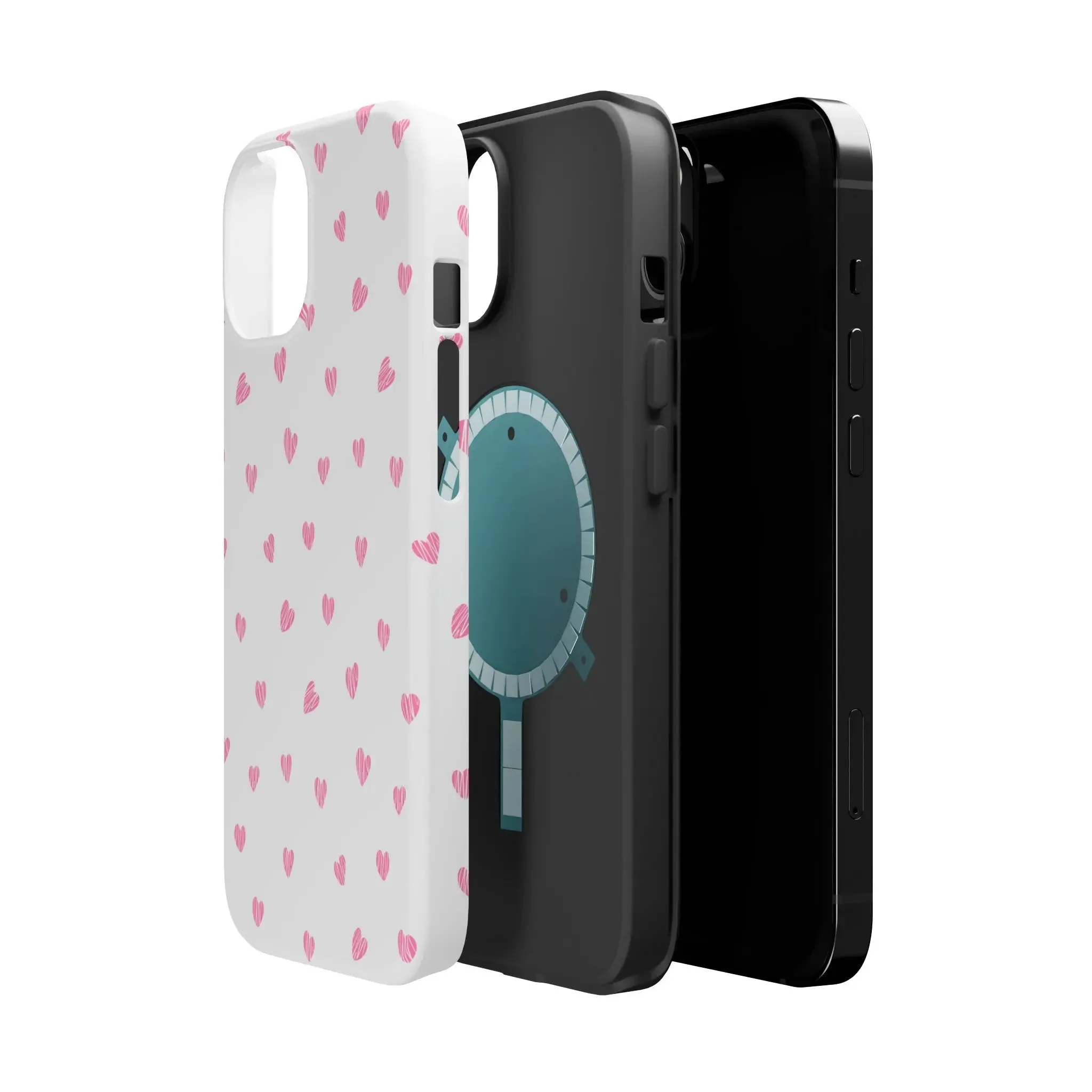 Pink Love | Pink Hearts Case