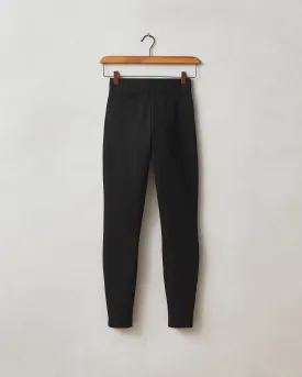 Ponte Slim Pant High Rise - Super Black