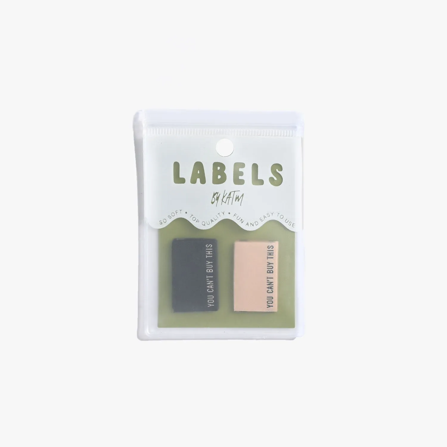 "You Can't Buy This" 6 Pack Woven Labels by Kylie and the Machine