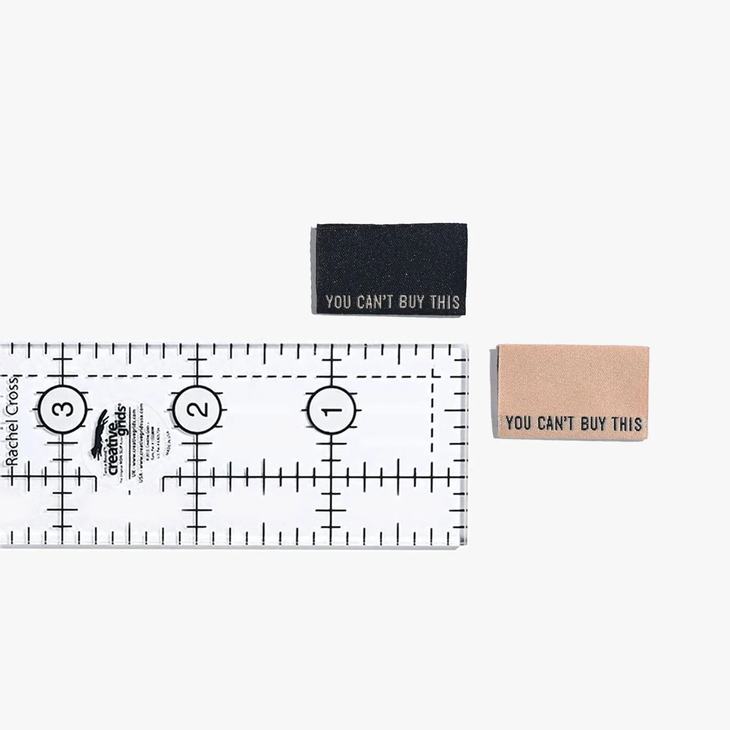 "You Can't Buy This" 6 Pack Woven Labels by Kylie and the Machine