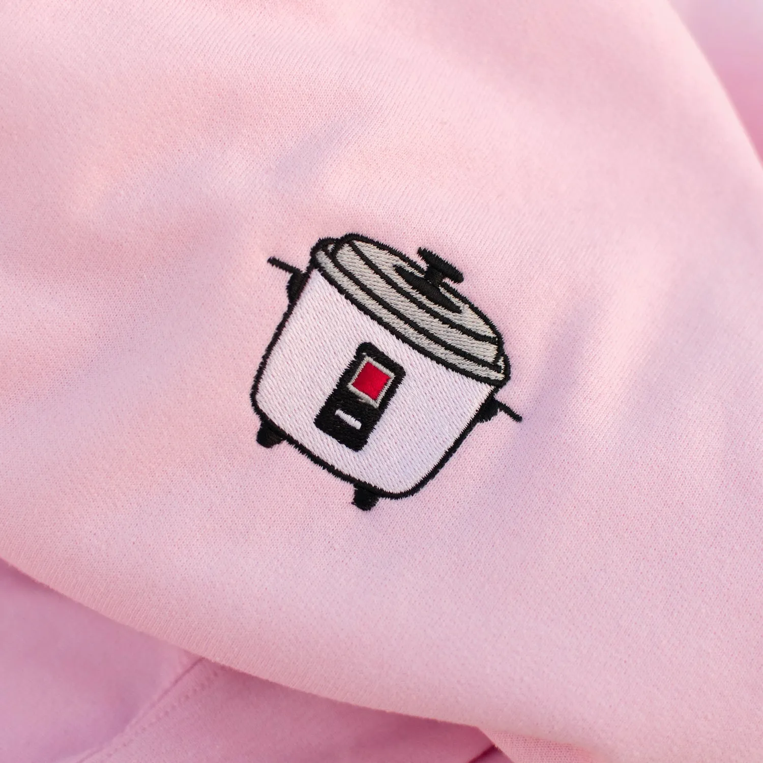 Rice Cooker Embroidered Sweatshirt