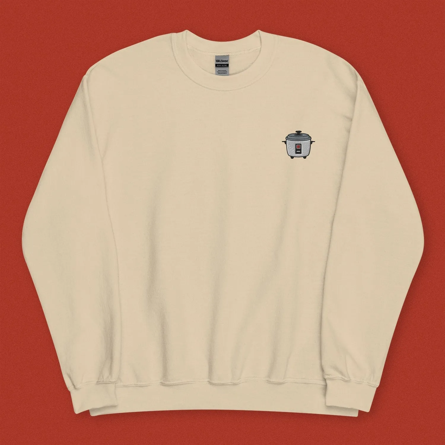 Rice Cooker Embroidered Sweatshirt