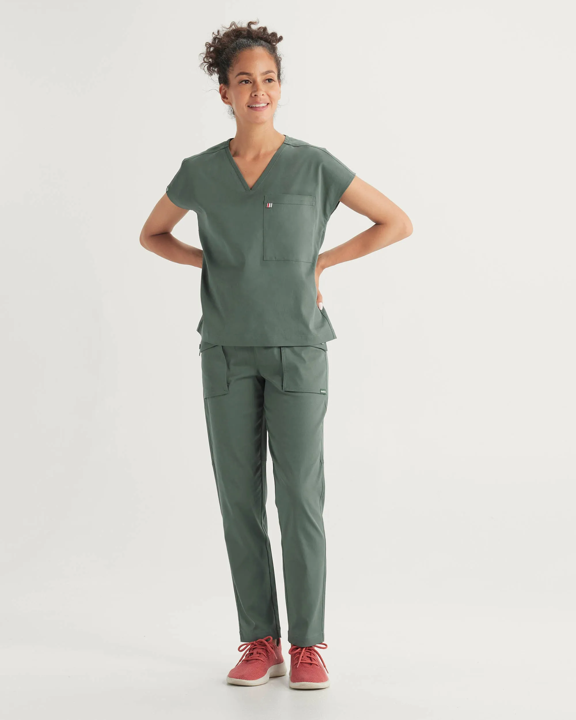 TENCEL™ Bell ‎ Relaxed Scrub Top