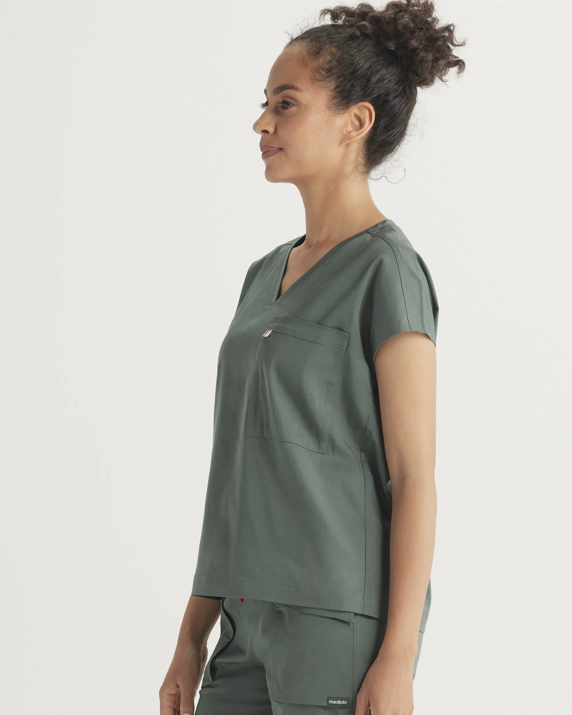 TENCEL™ Bell ‎ Relaxed Scrub Top