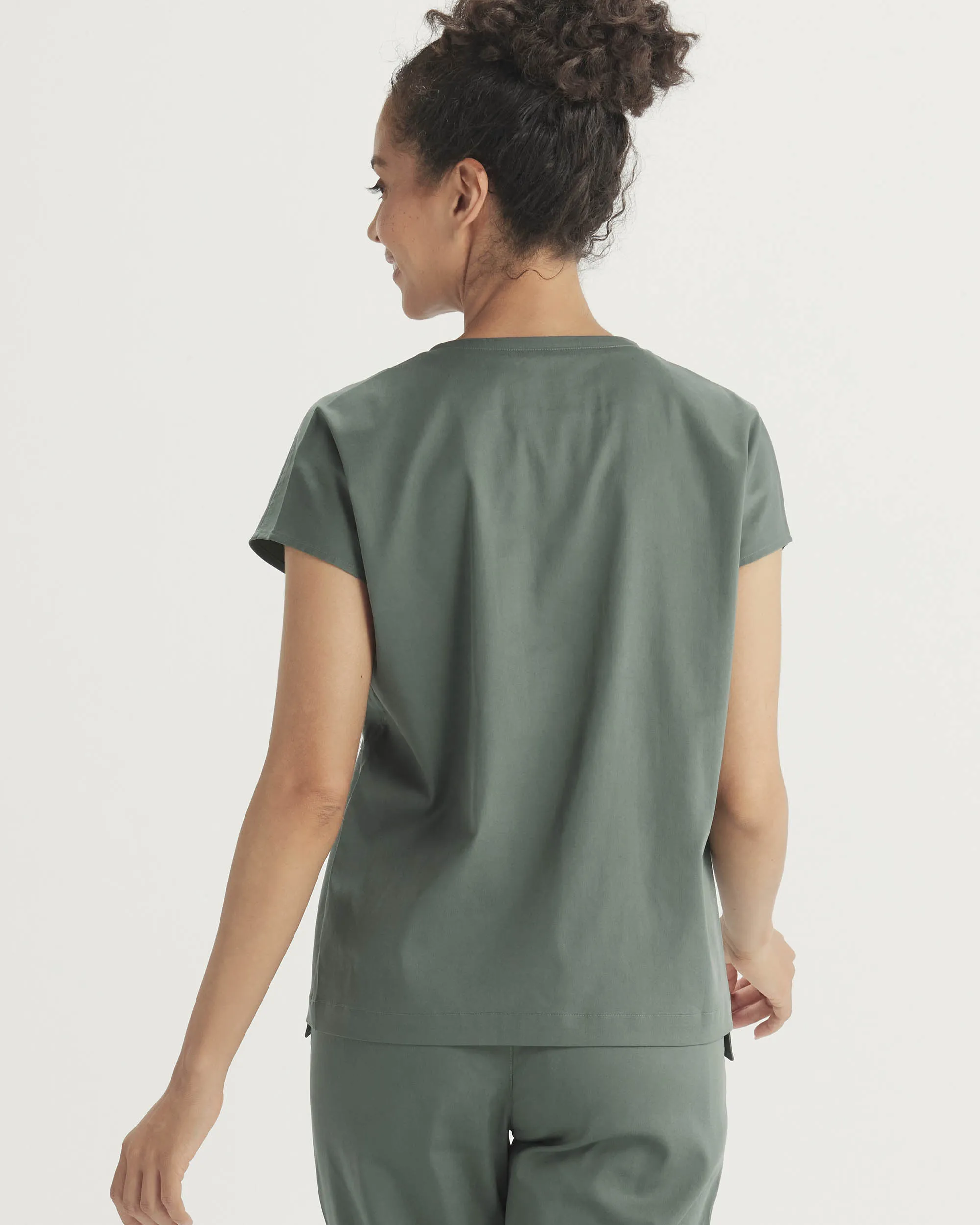 TENCEL™ Bell ‎ Relaxed Scrub Top