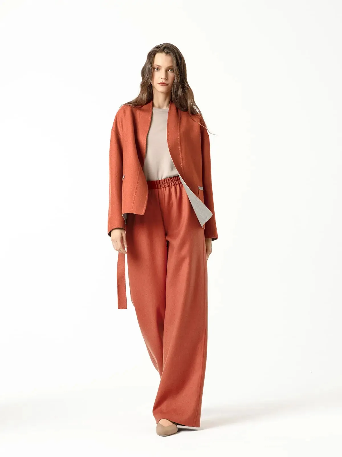 Trousers made from Italian cashmere