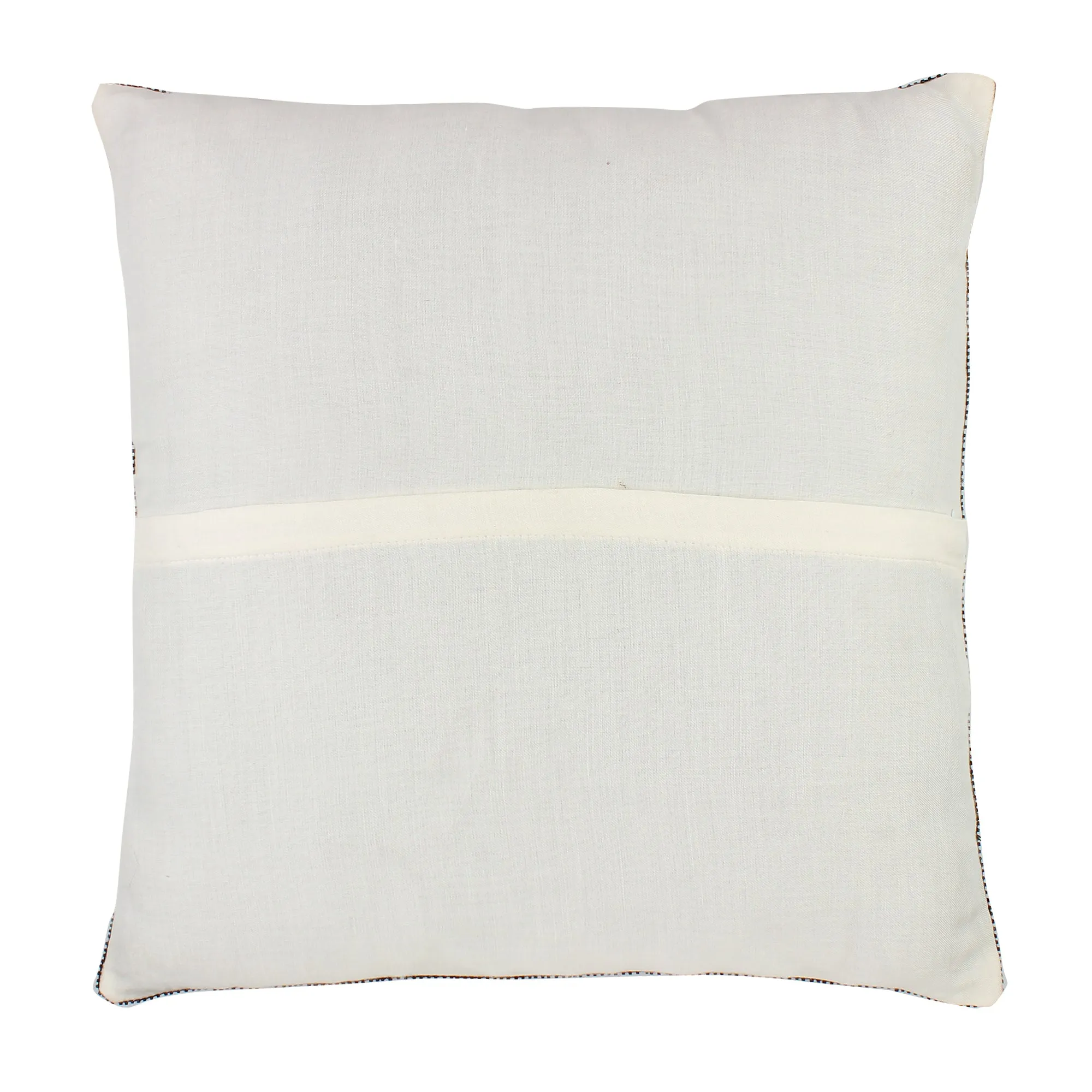 White Cushion Cover, Hand Embroidered , Designer Pillow Cover
