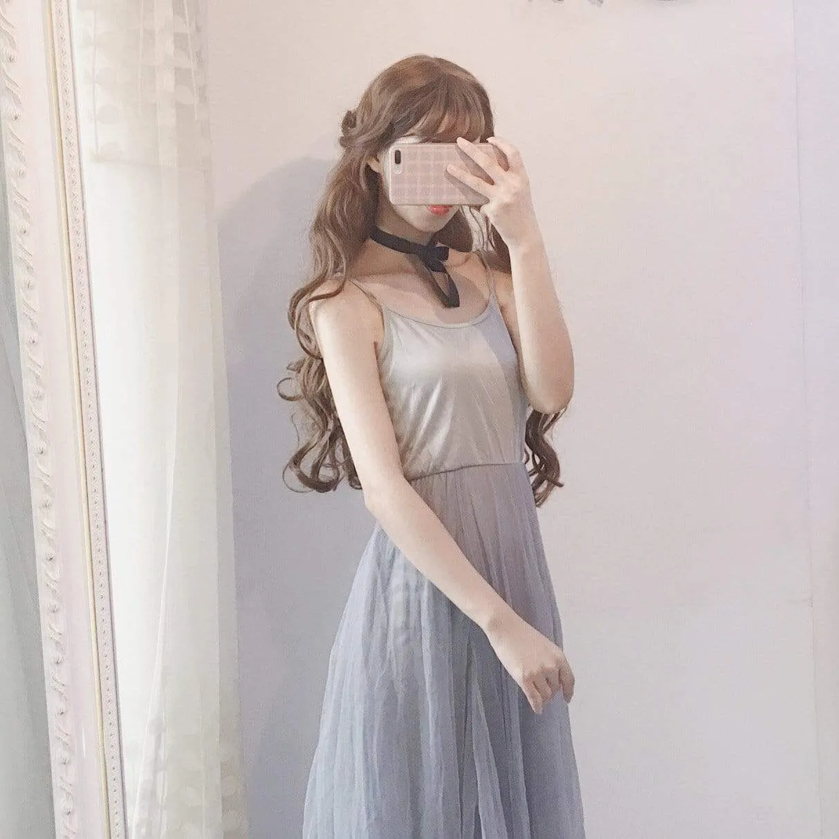 Women's Ballet Mesh Slip Dresses