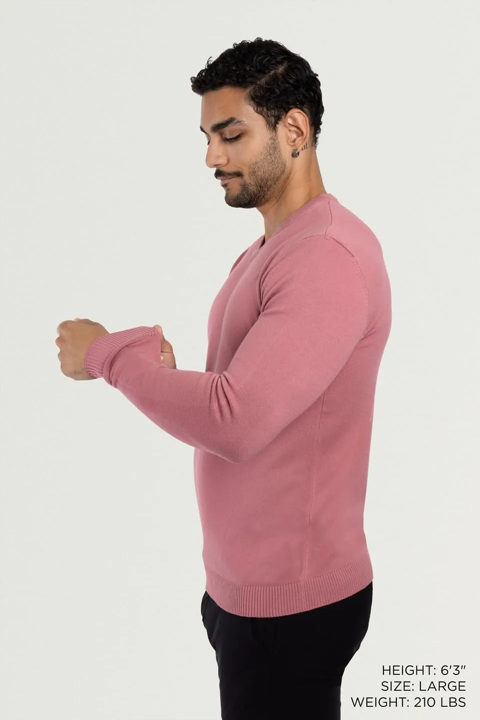 X RAY Mens V Neck Sweater, Basic Slim Fit Pullover, V-Neck Dress Sweater for Men Fall Winter (Available in Big & Tall)