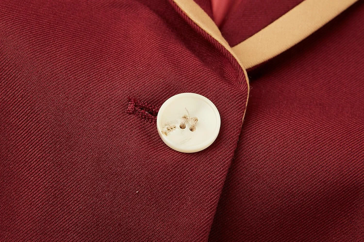 Youths' Preppy School Uniform Blazer, Burgundy with Gold Trim, 2-Button